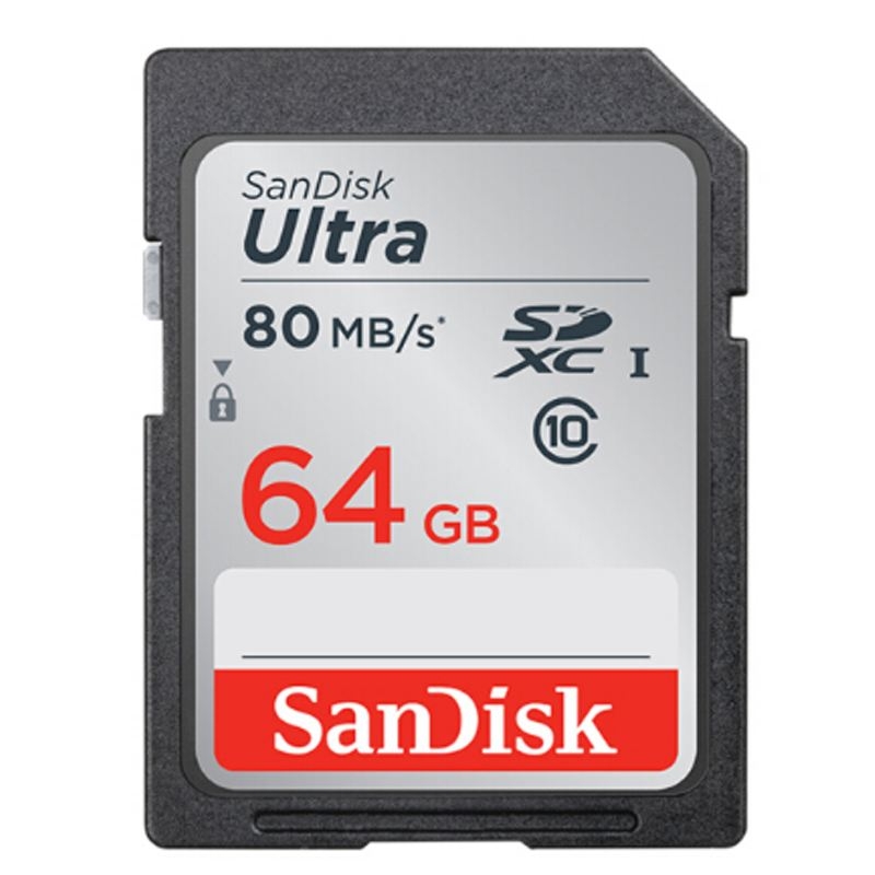 闪迪（SanDisk）64GB 读速80MB/s 至尊高速SDXC卡