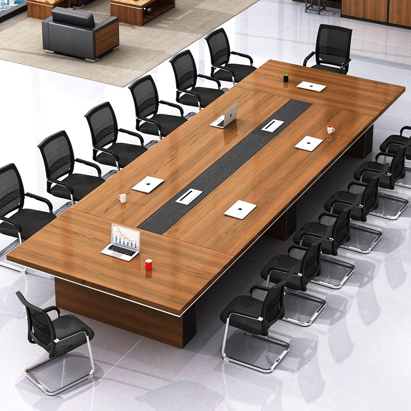 大型办公会议培训桌椅组合洽谈桌